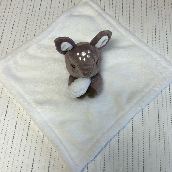 Baby  Comfort Lovely Blanket - Grey with dear stuffy - Picture 1 of 3